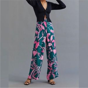 Anthropologie Silk Pants